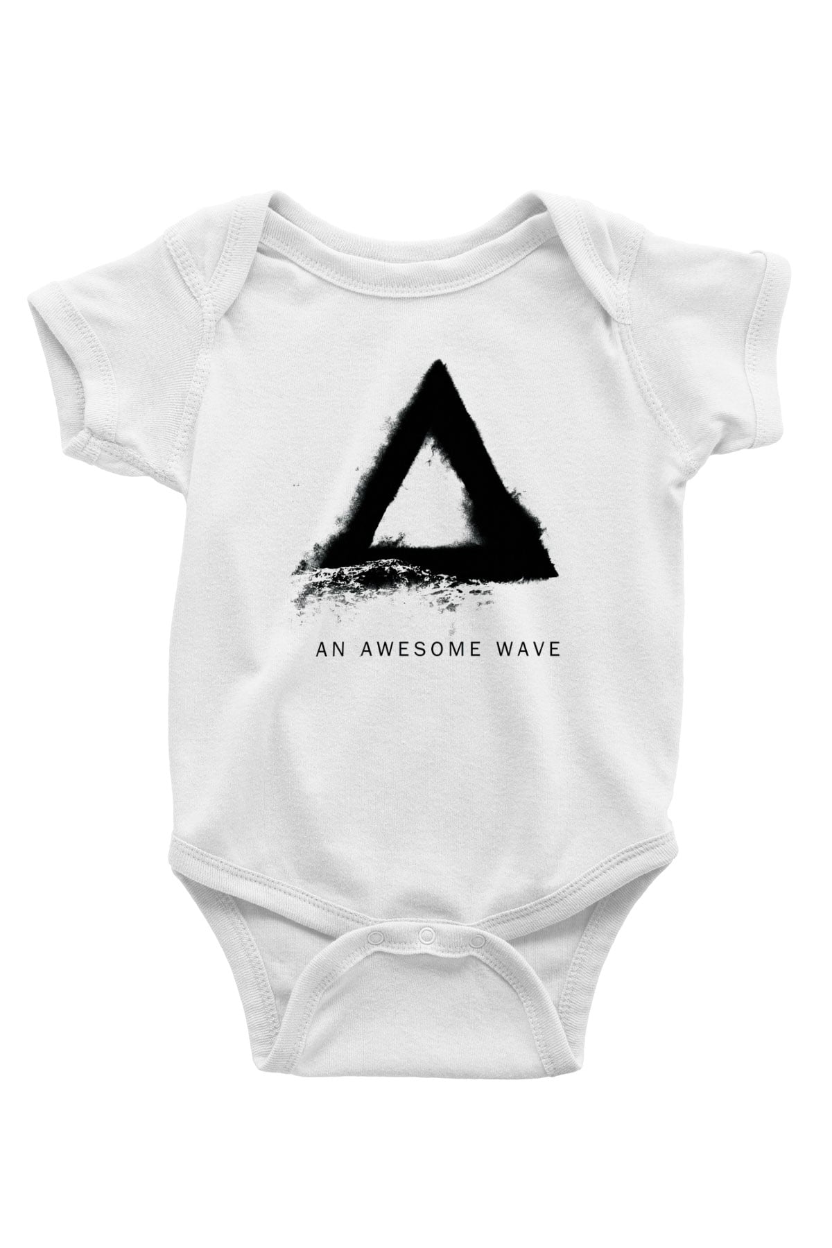 AltJ Baskılı Beyaz Unisex Bebek Body - Zıbın