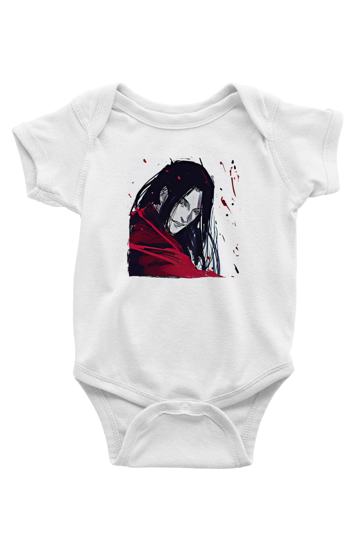 Alucard Baskılı Beyaz Unisex Bebek Body - Zıbın