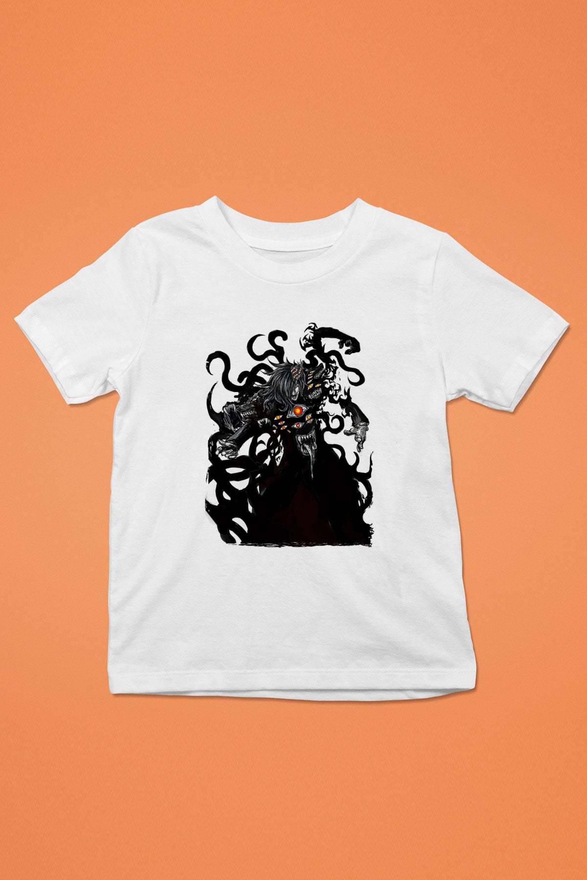 Alucard Baskılı Beyaz Unisex Beyaz Çocuk Tişört - Tshirt