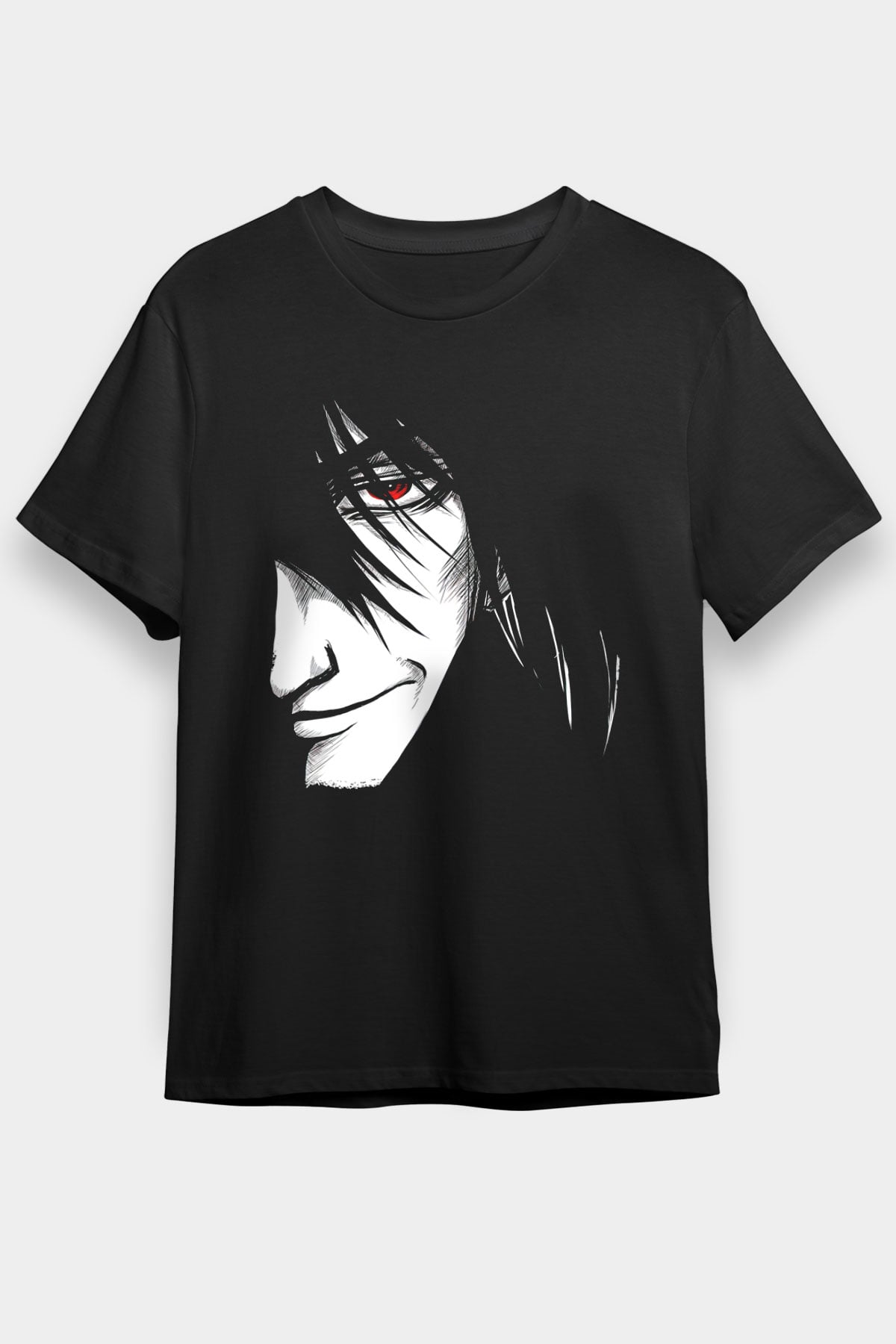 Alucard Baskılı Unisex Siyah Tişört - Tshirt
