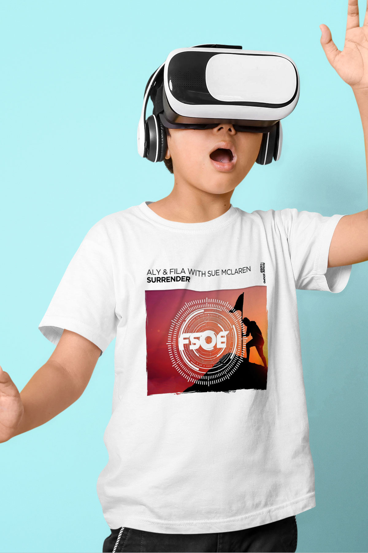 Aly & Fila Beyaz Unisex Çocuk Tişört