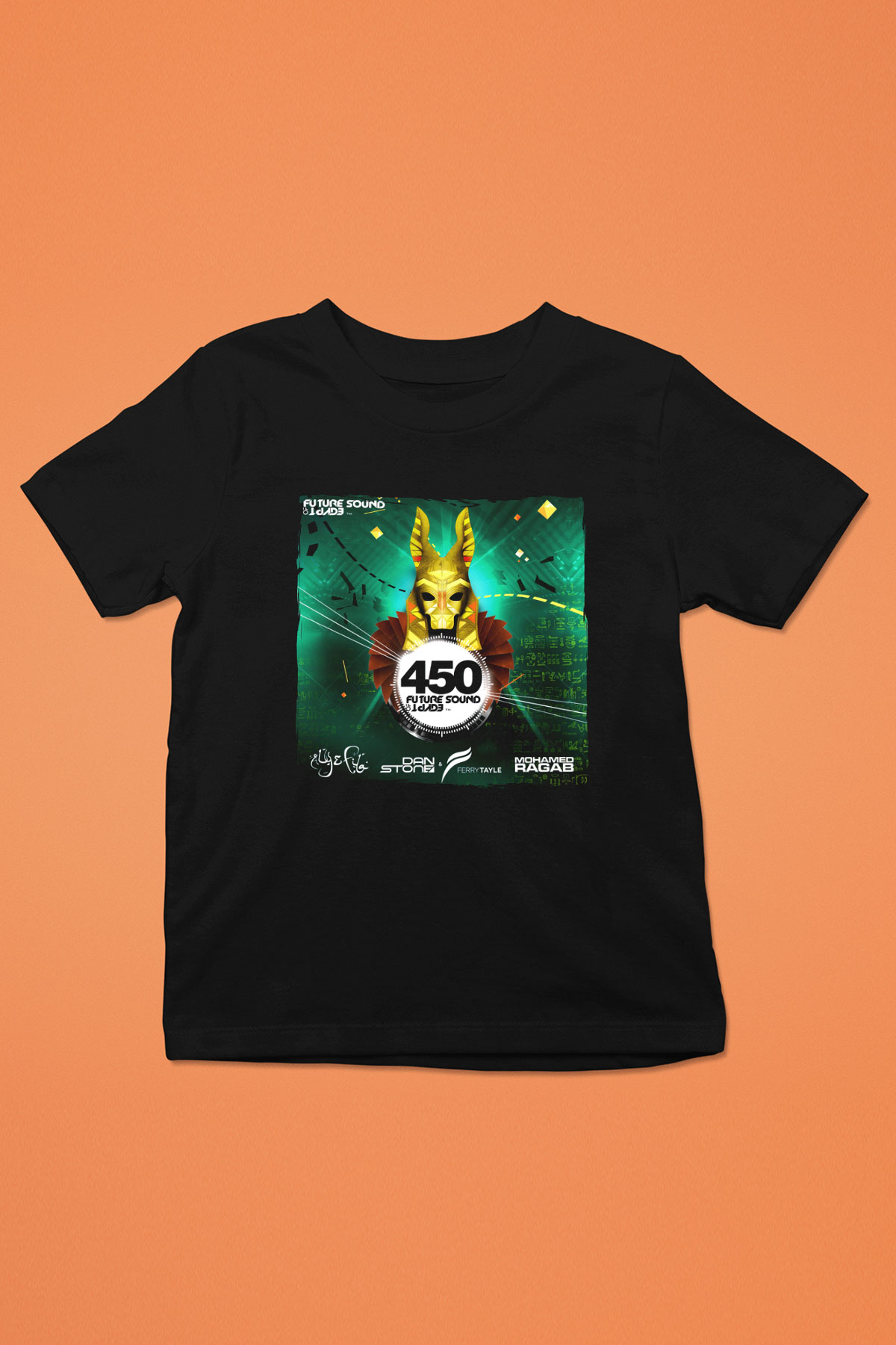 Aly & Fila Siyah Unisex Çocuk Tişört