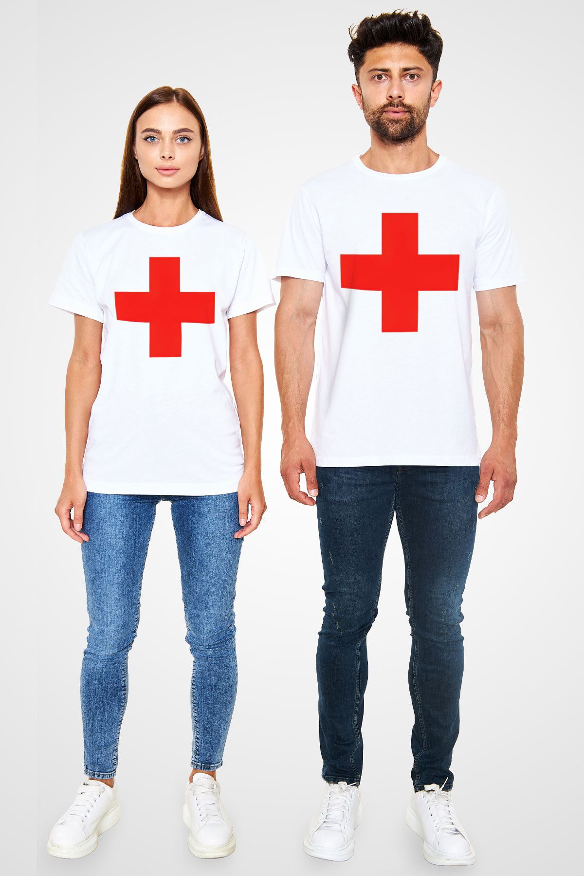 Ambulans şoförü Beyaz Unisex Tişört T-Shirt - TişörtFabrikası