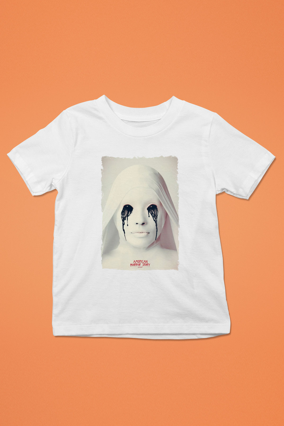 American Horror Story Beyaz Unisex Çocuk Tişört