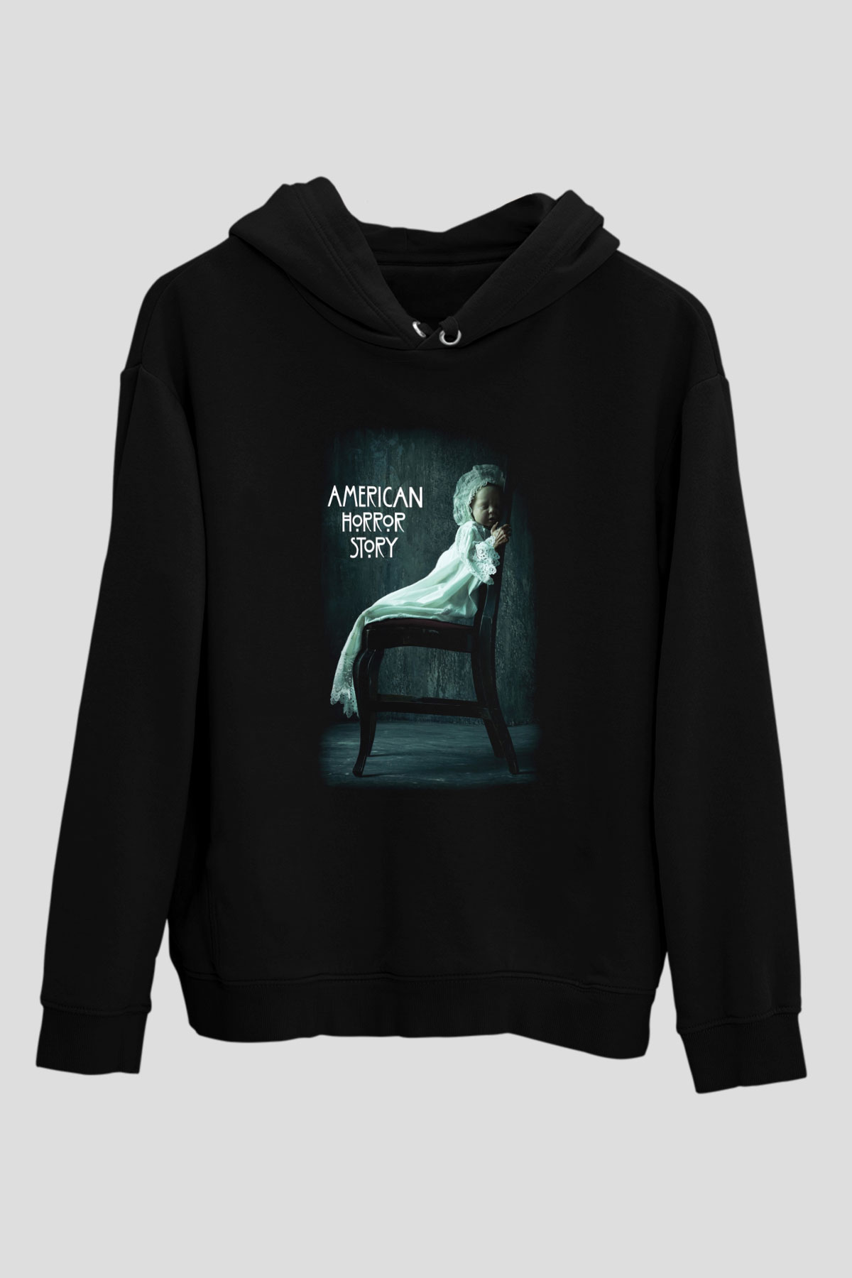 American Horror Story Siyah Unisex Hoodie