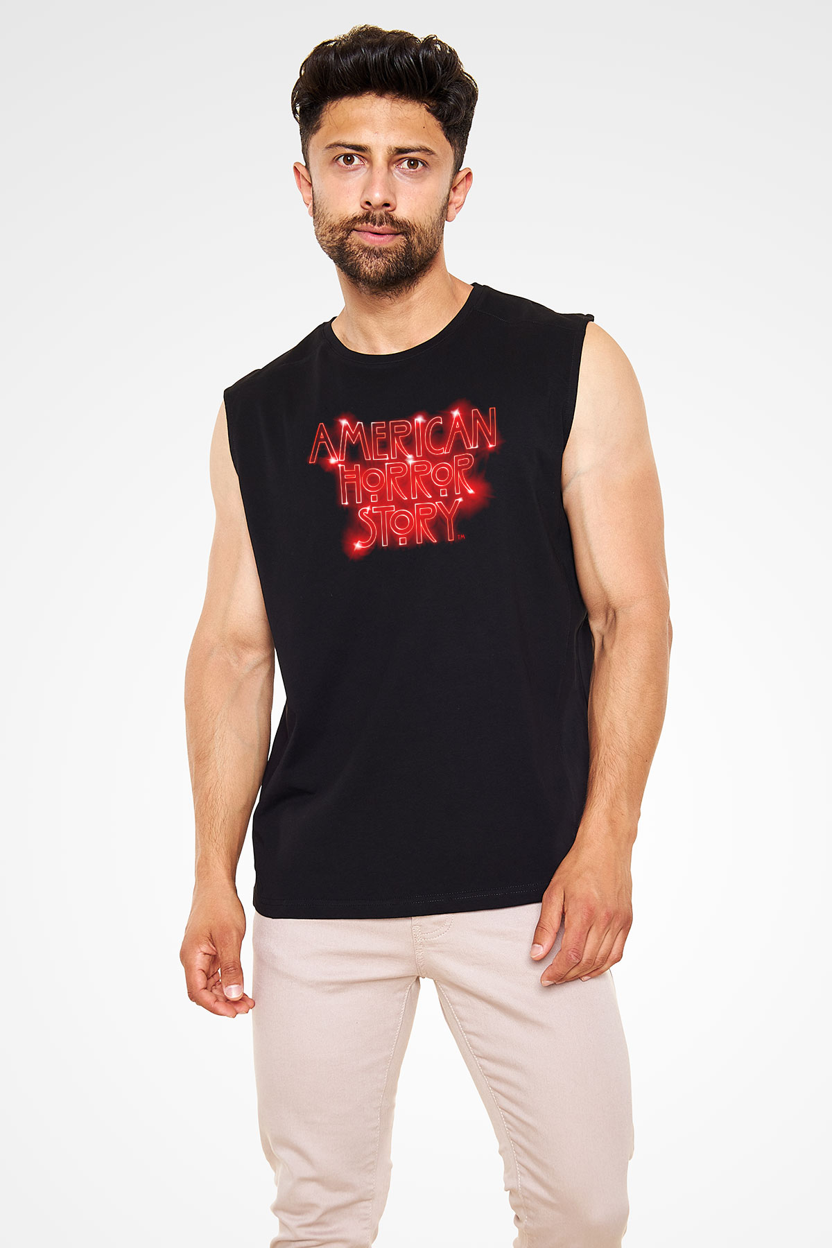 American Horror Story Siyah Unisex Kolsuz Tişört