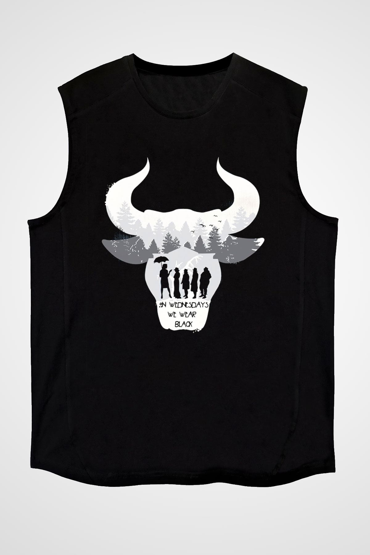 American Horror Story Siyah Unisex Kolsuz Tişört