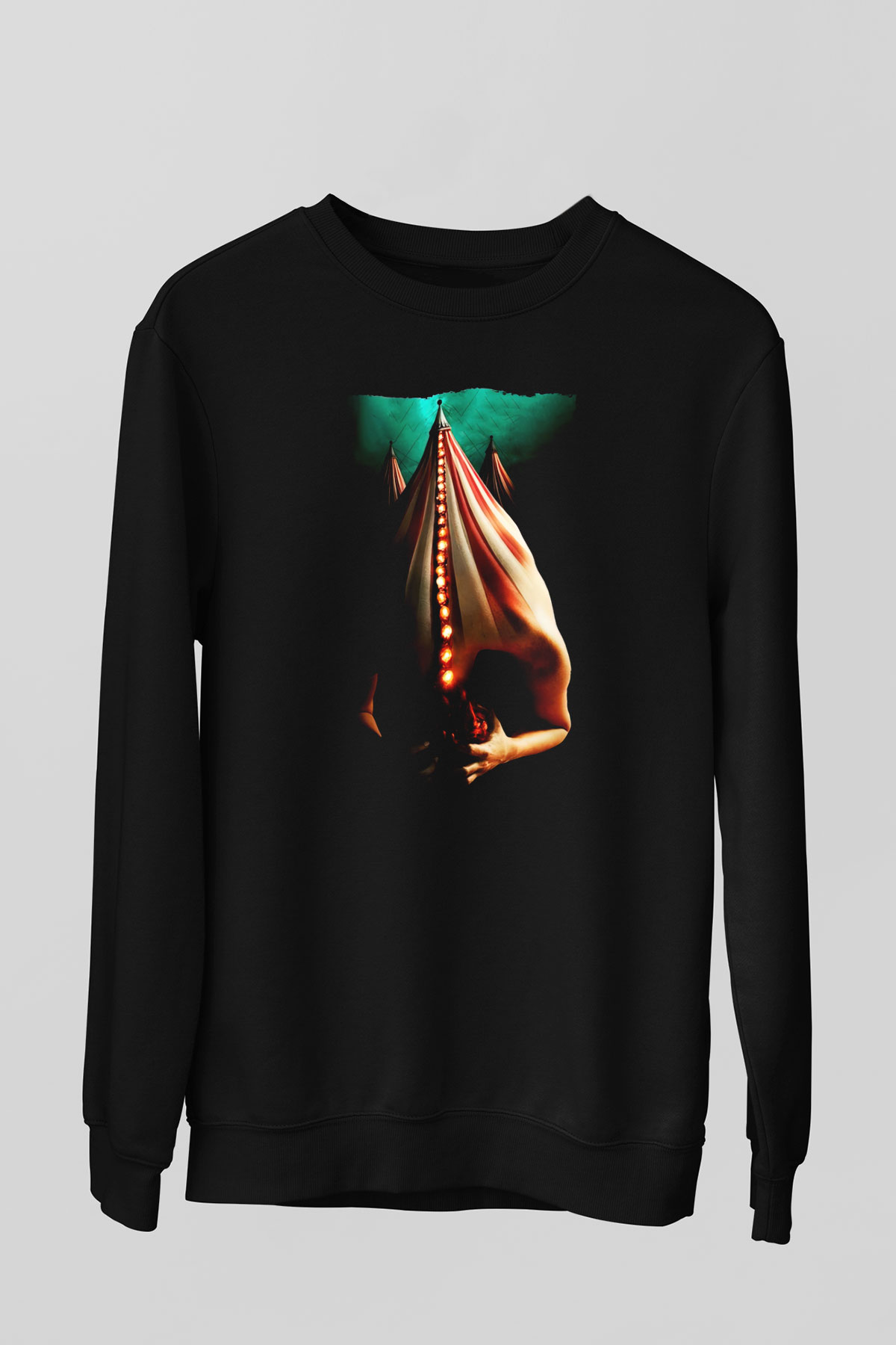 American Horror Story Siyah Unisex Sweatshirt