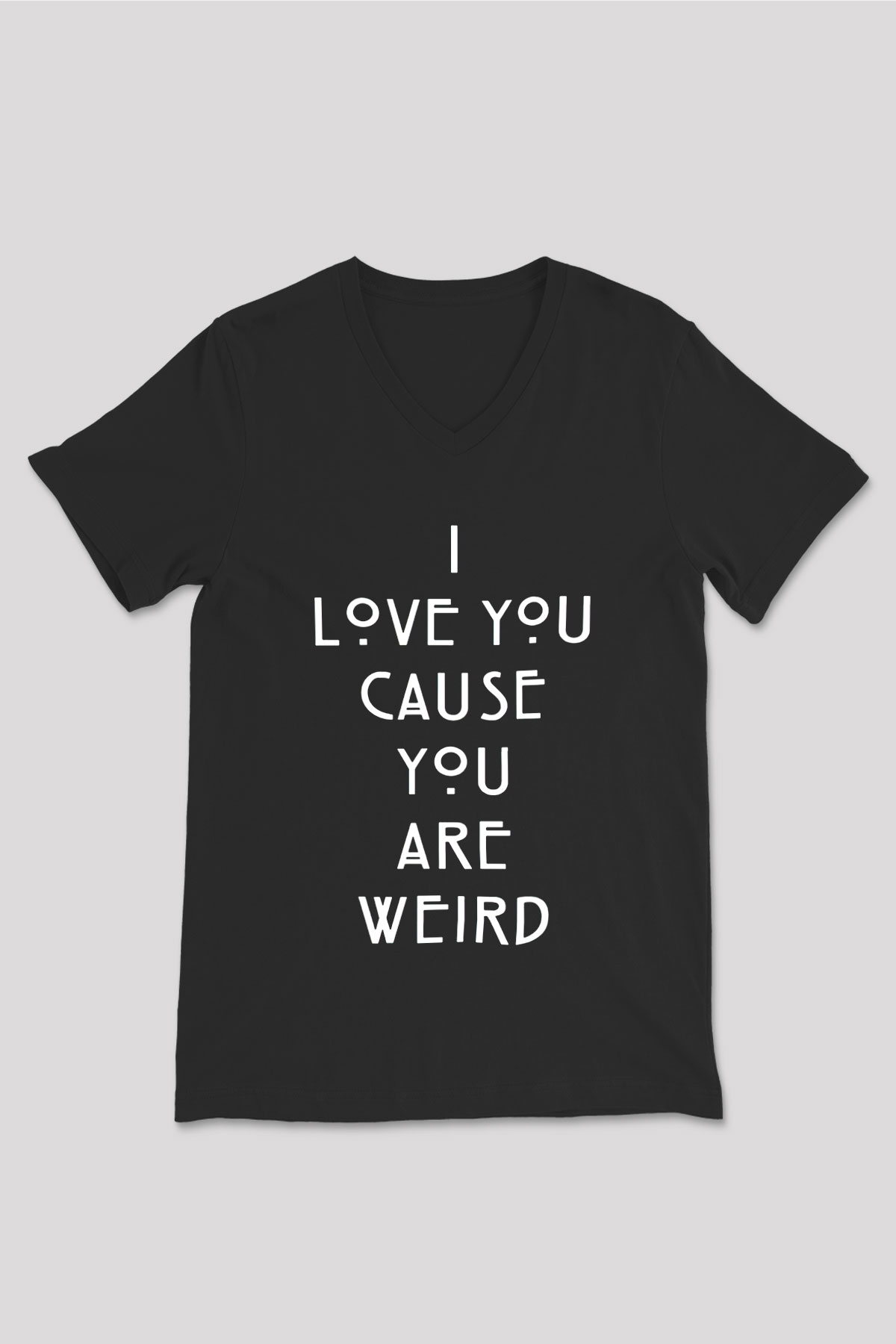 American Horror Story Siyah Unisex V Yaka Tişört T-Shirt
