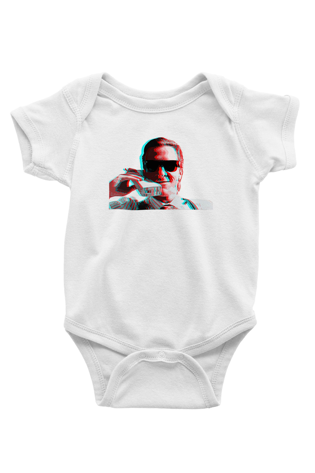American Psycho Baskılı Beyaz Unisex Bebek Body - Zıbın