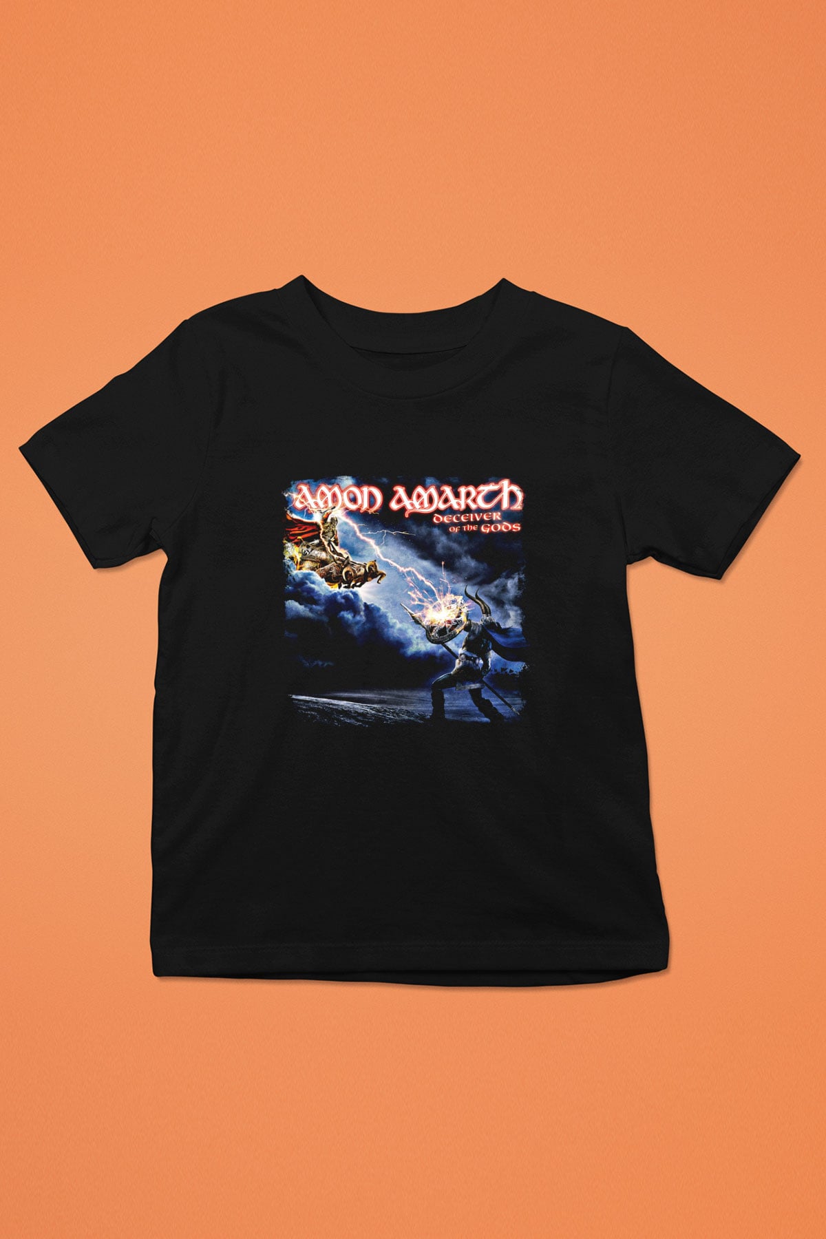 Amon Amarth Baskılı Unisex Siyah Çocuk Tişört