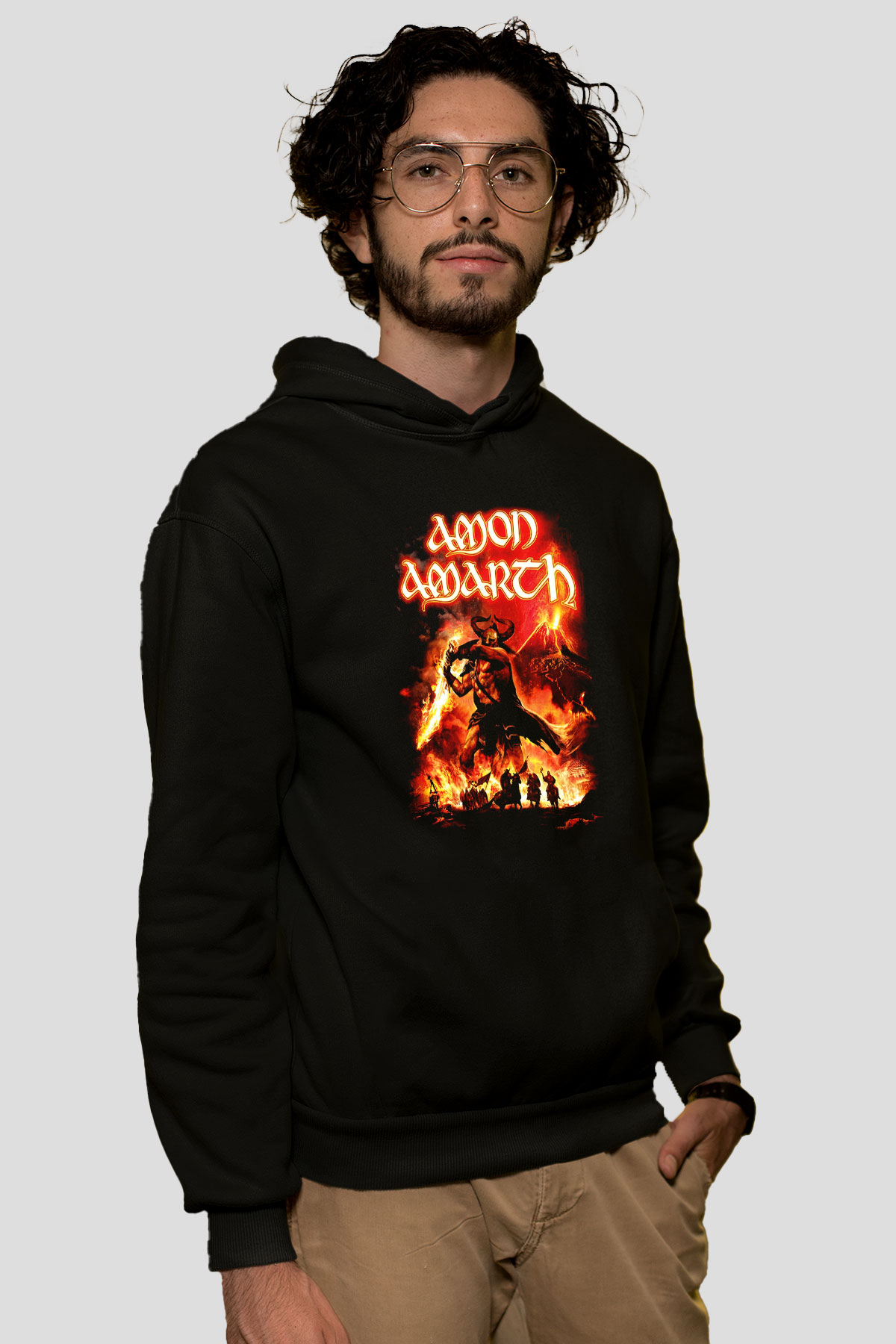 Amon Amarth Siyah Unisex Hoodie
