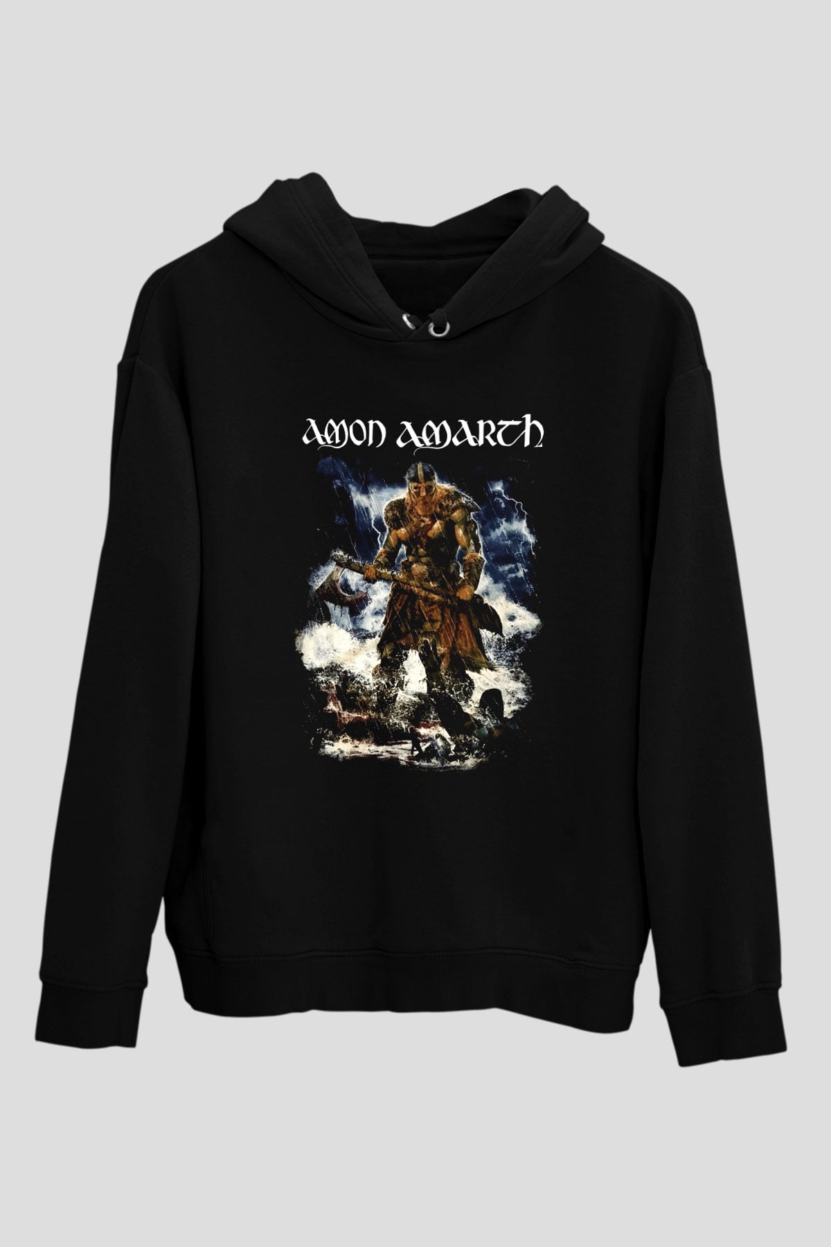 Amon Amarth Siyah Unisex Hoodie