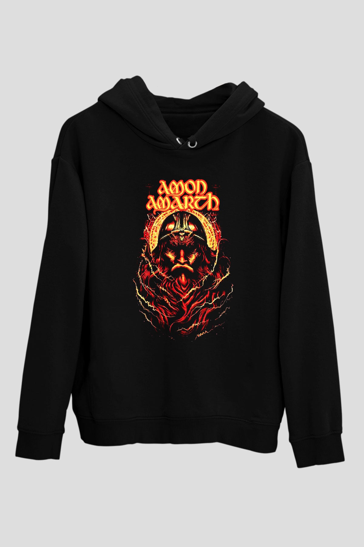 Amon Amarth Siyah Unisex Hoodie