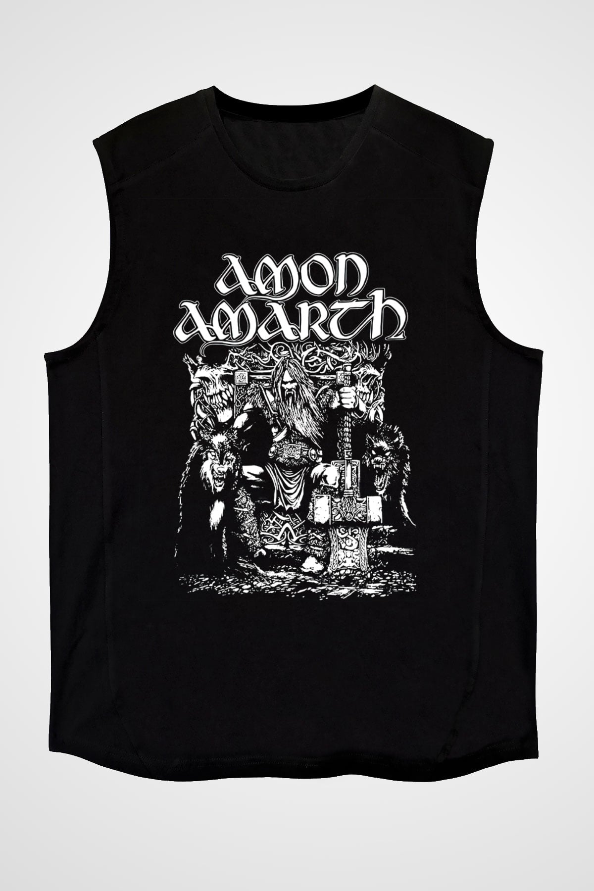Amon Amarth Siyah Unisex Kolsuz Tişört