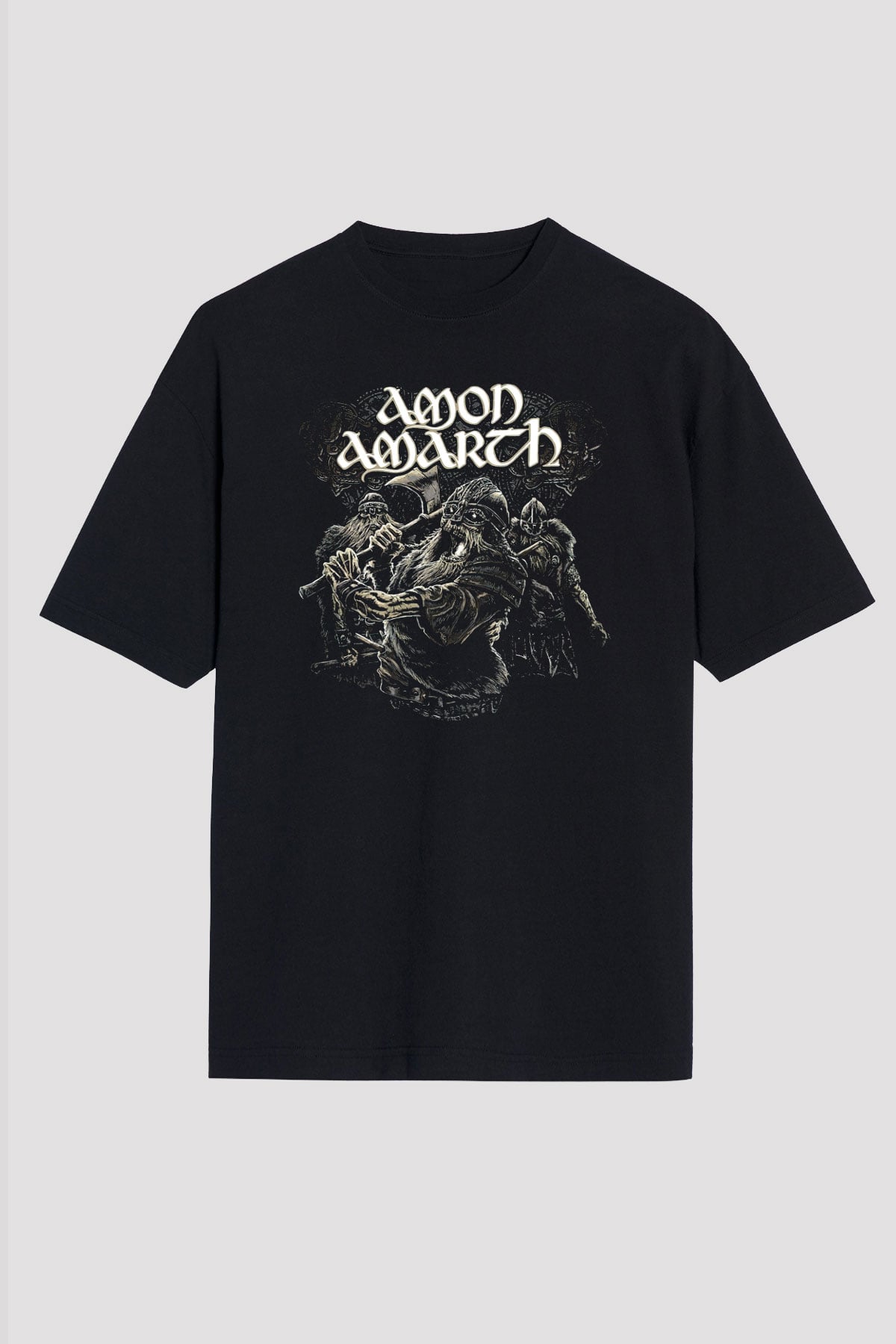Amon Amarth Siyah Unisex Tişört T-Shirt - TişörtFabrikası