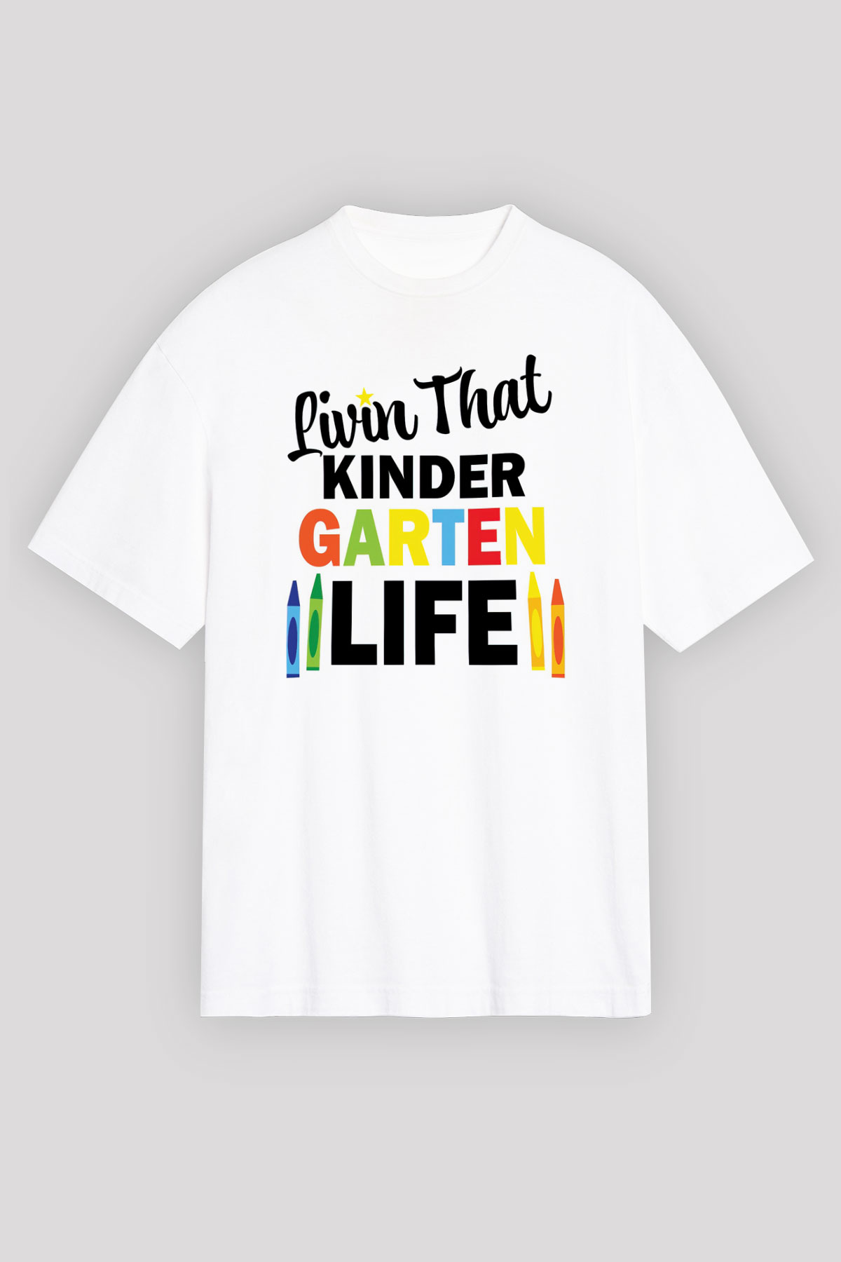Ana okulu Beyaz Unisex Tişört T-Shirt - TişörtFabrikası