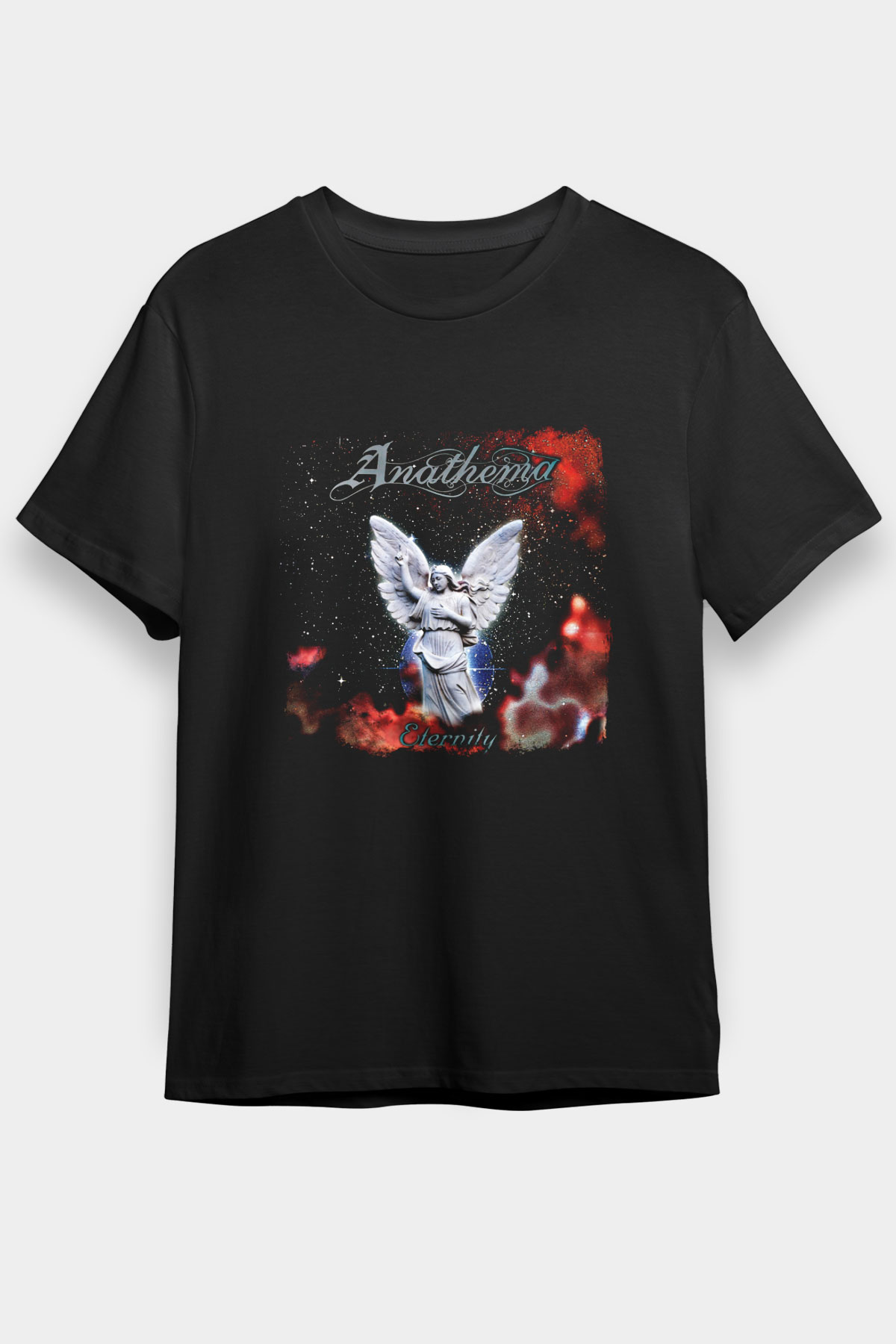Anathema Baskılı Unisex Siyah Tişört