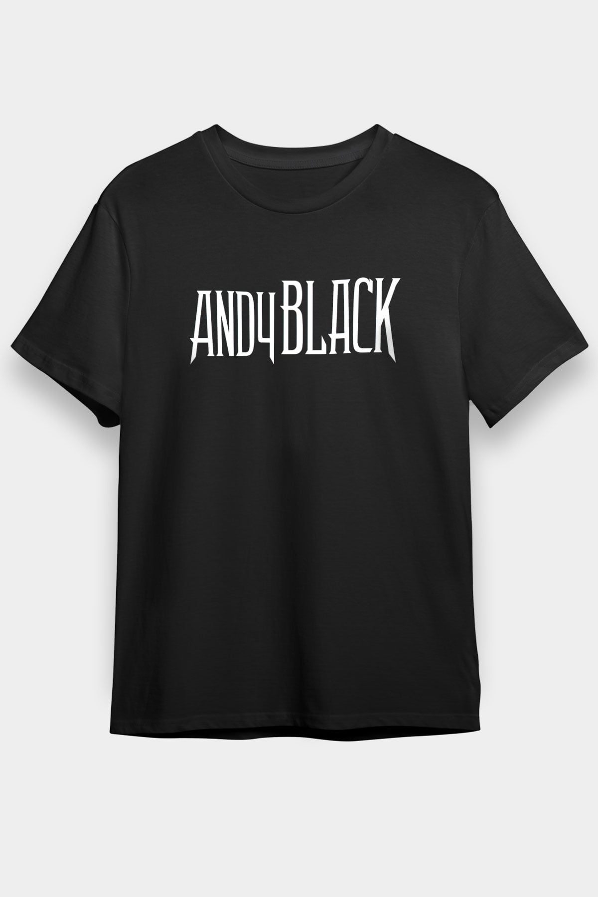 Andy Black Siyah Unisex Tişört T-Shirt - TişörtFabrikası