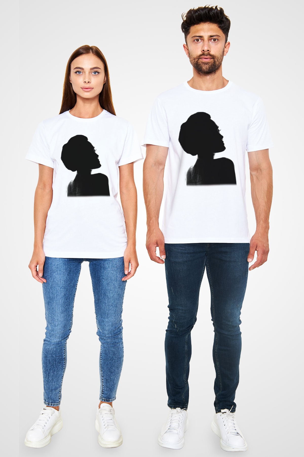 Angelina Jolie Beyaz Unisex Tişört T-Shirt - TişörtFabrikası