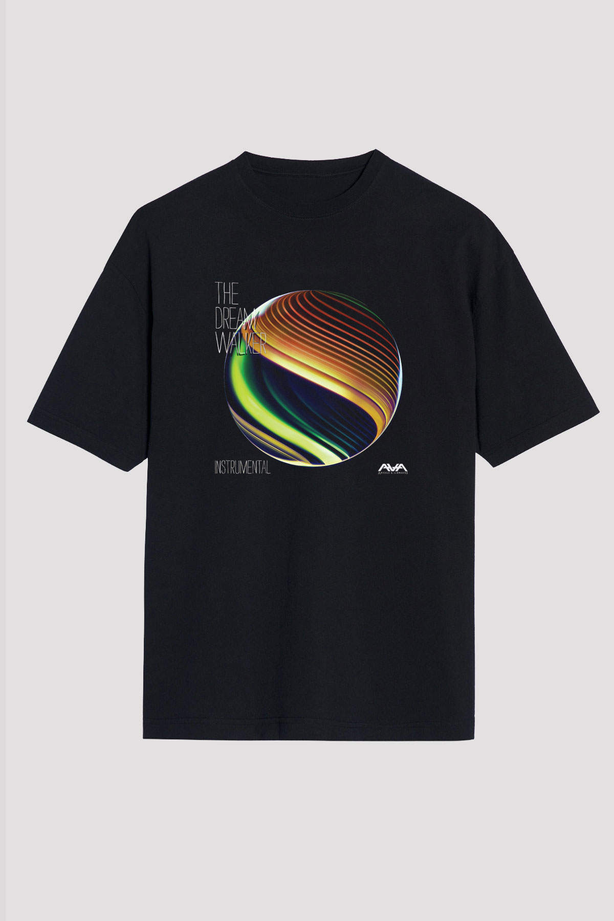 Angels and Airwaves Baskılı Unisex Siyah Oversize Tişört