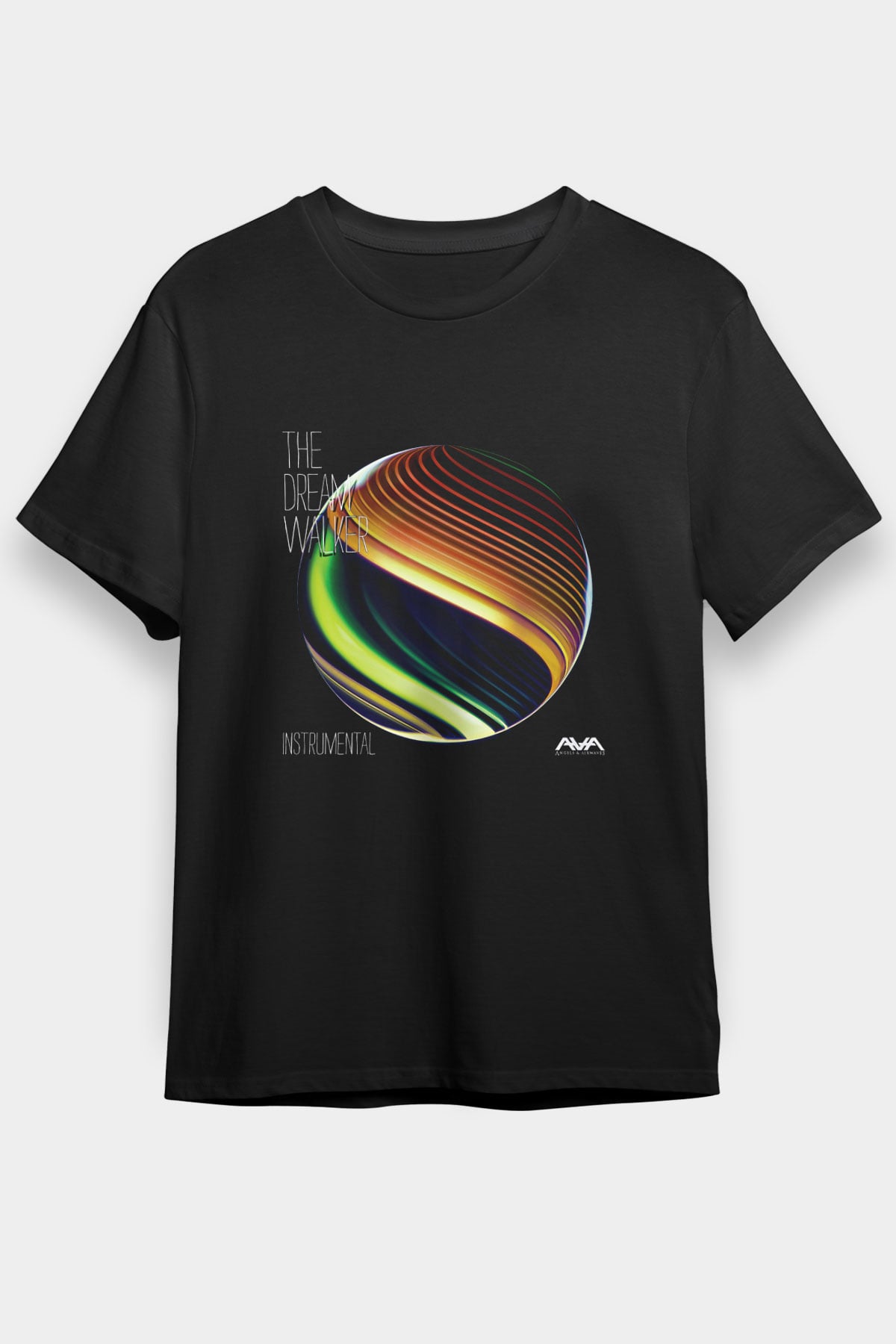 Angels and Airwaves Baskılı Unisex Siyah Tişört