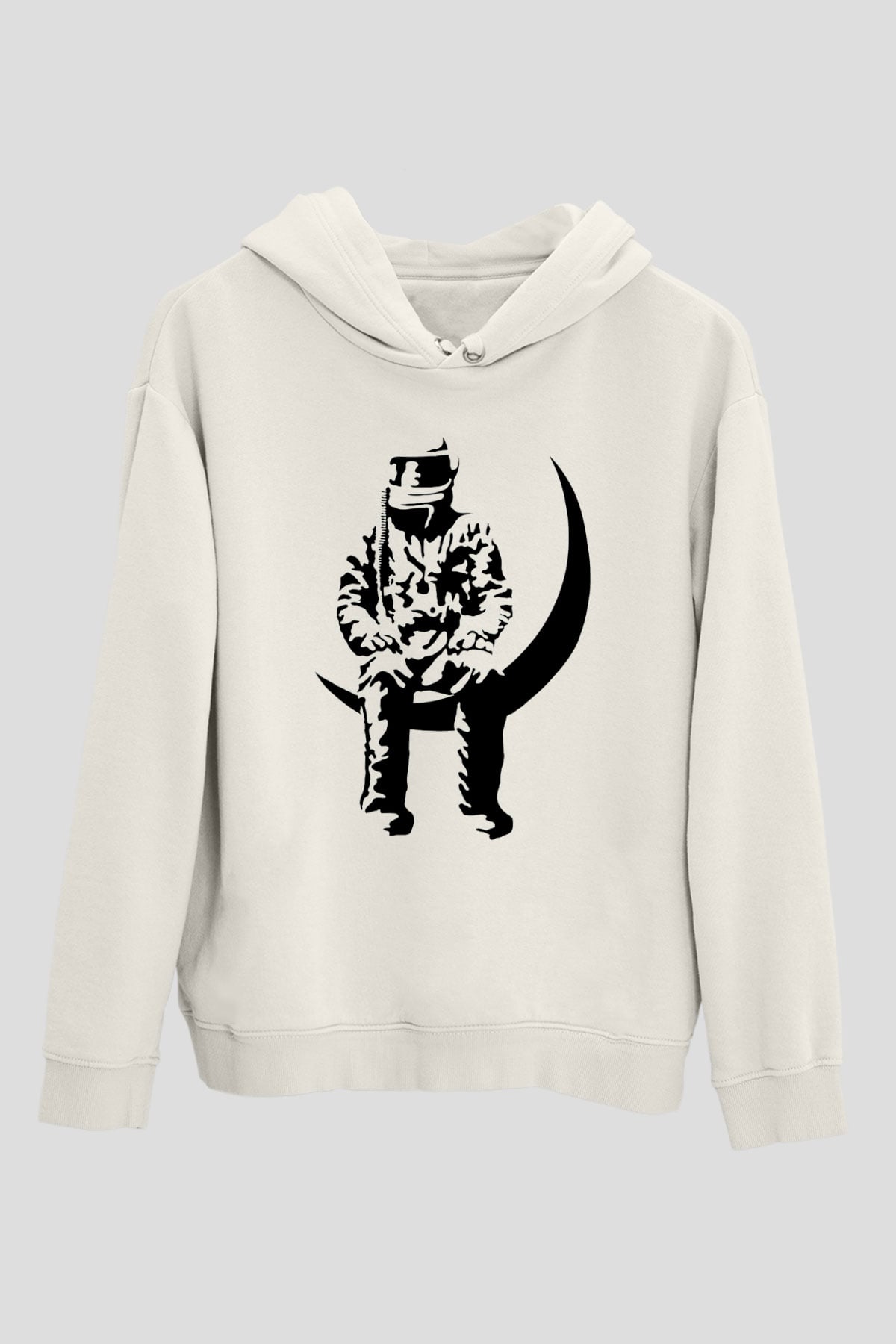 Angels and Airwaves Beyaz Unisex Kapüşonlu Sweatshirt