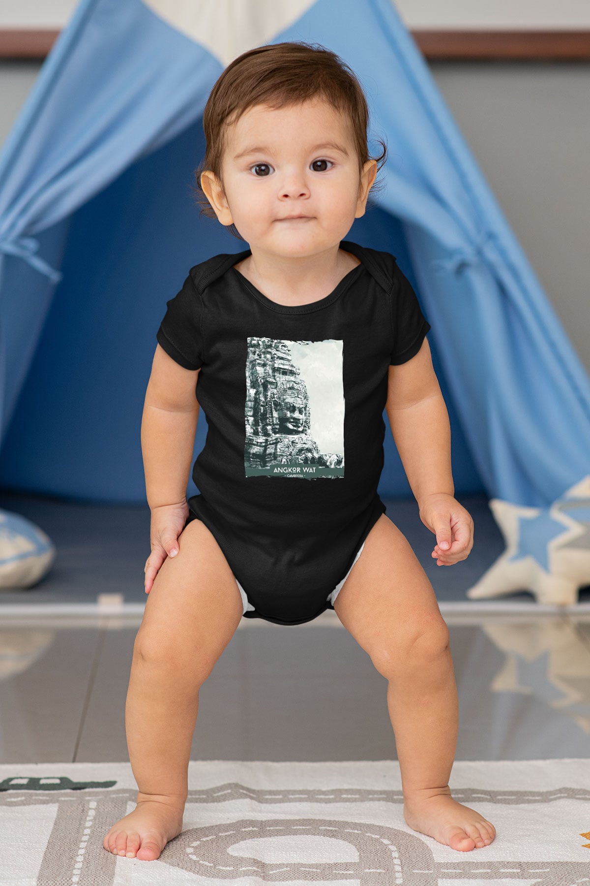 Angkor Vat Siyah Bebek Body - Zıbın