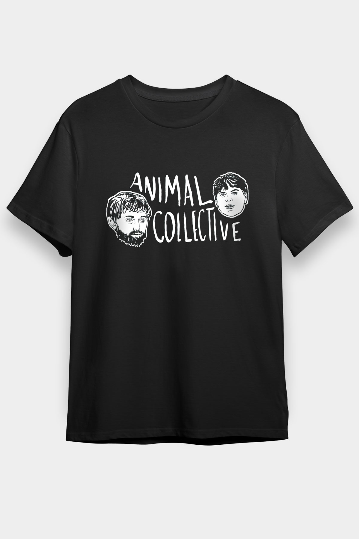 Animal Collective Siyah Unisex Tişört T-Shirt - TişörtFabrikası