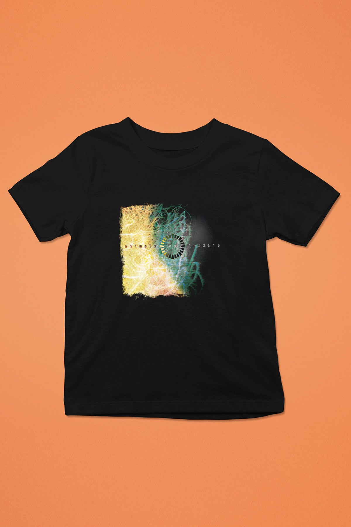Animals as Leaders Baskılı Unisex Siyah Çocuk Tişört
