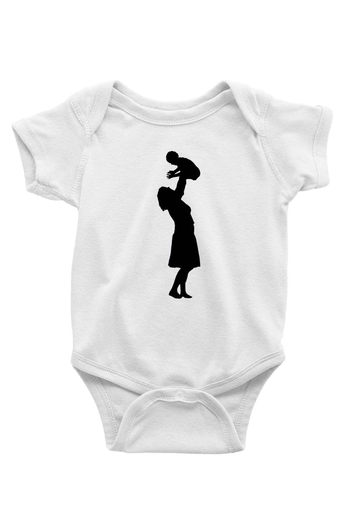 Anneler Günü Baskılı Beyaz Unisex Bebek Body - Zıbın