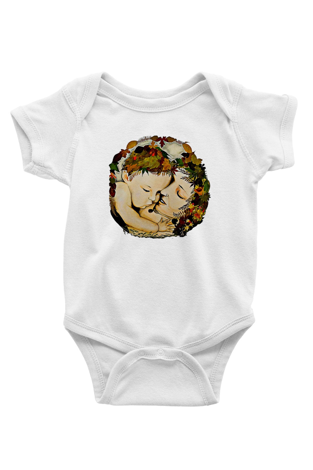 Anneler Günü Baskılı Beyaz Unisex Bebek Body - Zıbın