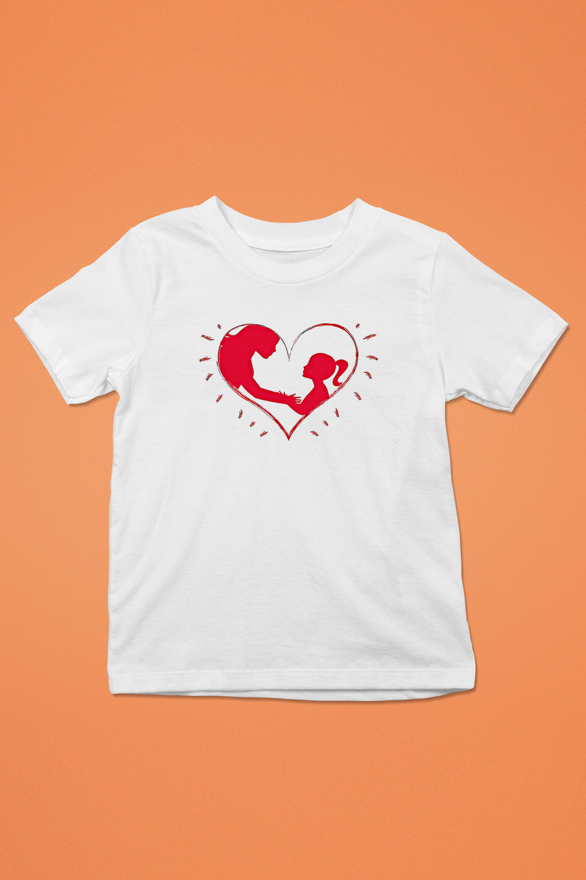 Anneler Günü Baskılı Beyaz Unisex Beyaz Çocuk Tişört - Tshirt