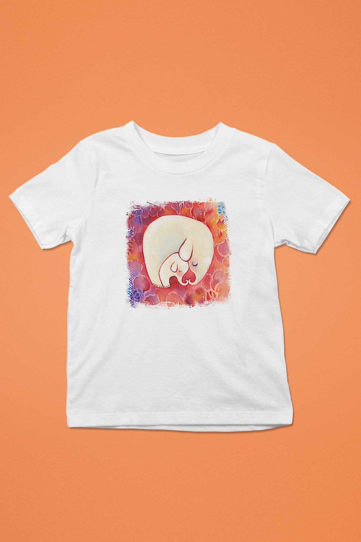 Anneler Günü Baskılı Beyaz Unisex Beyaz Çocuk Tişört - Tshirt