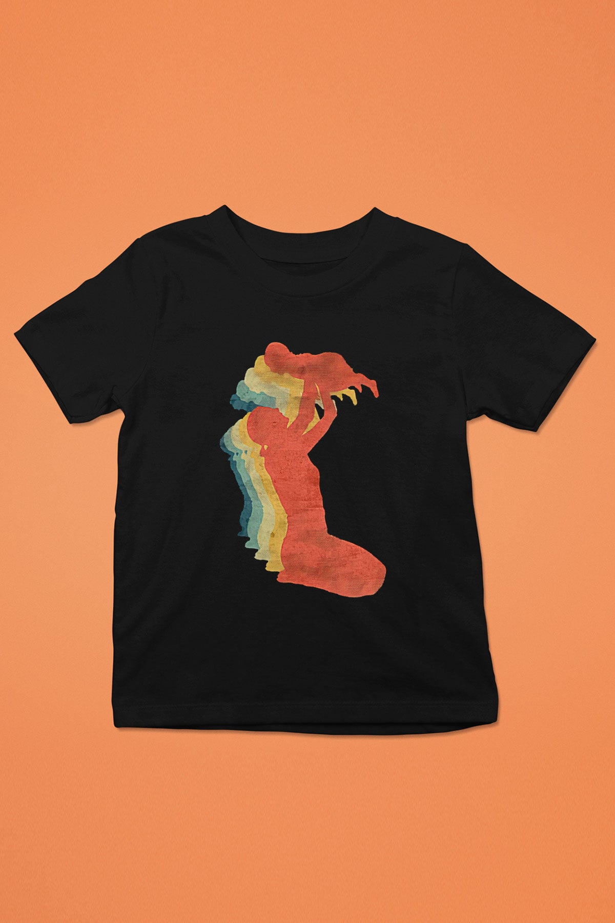 Anneler Günü Baskılı Unisex Siyah Çocuk Tişört - Tshirt