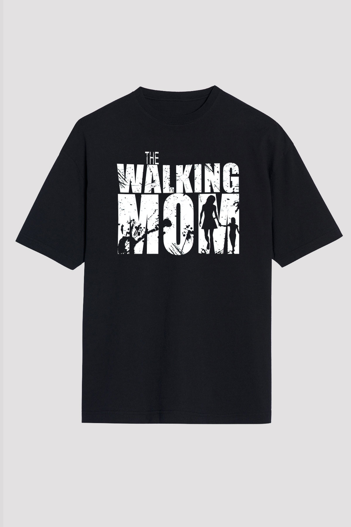 Anneler Günü Siyah Unisex Tişört T-Shirt - TişörtFabrikası
