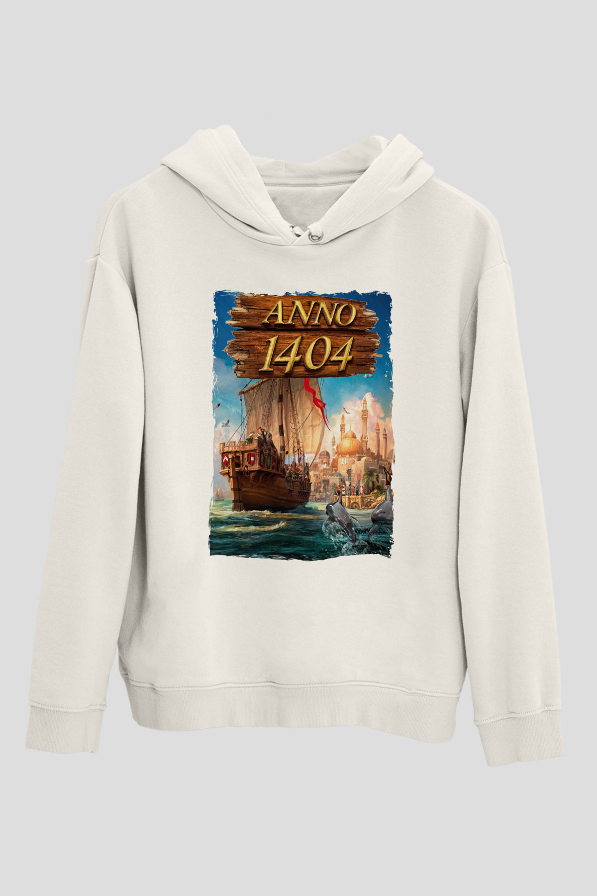 Anno 1404 Beyaz Unisex Hoodie