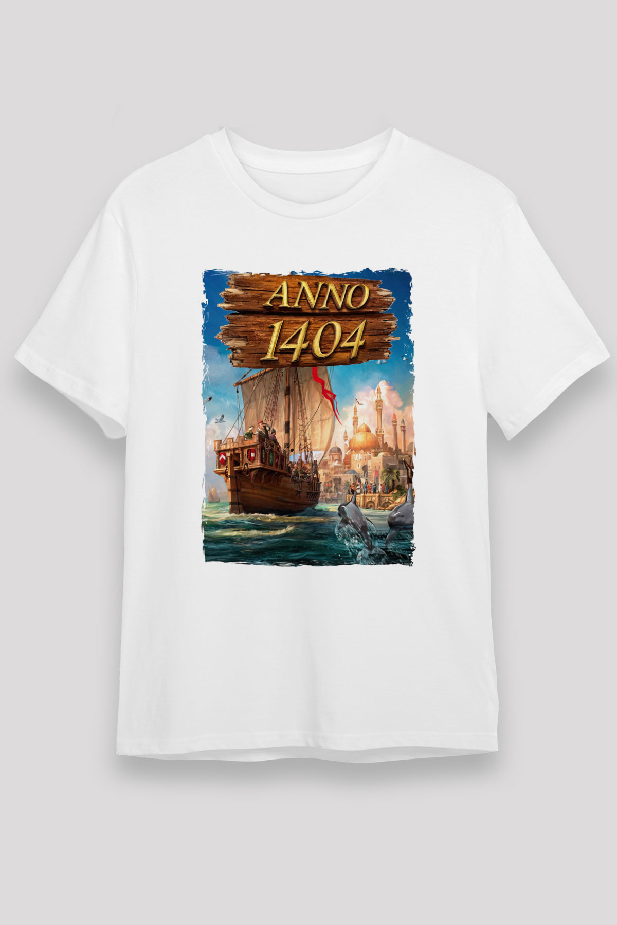 Anno 1404 Beyaz Unisex Tişört T-Shirt