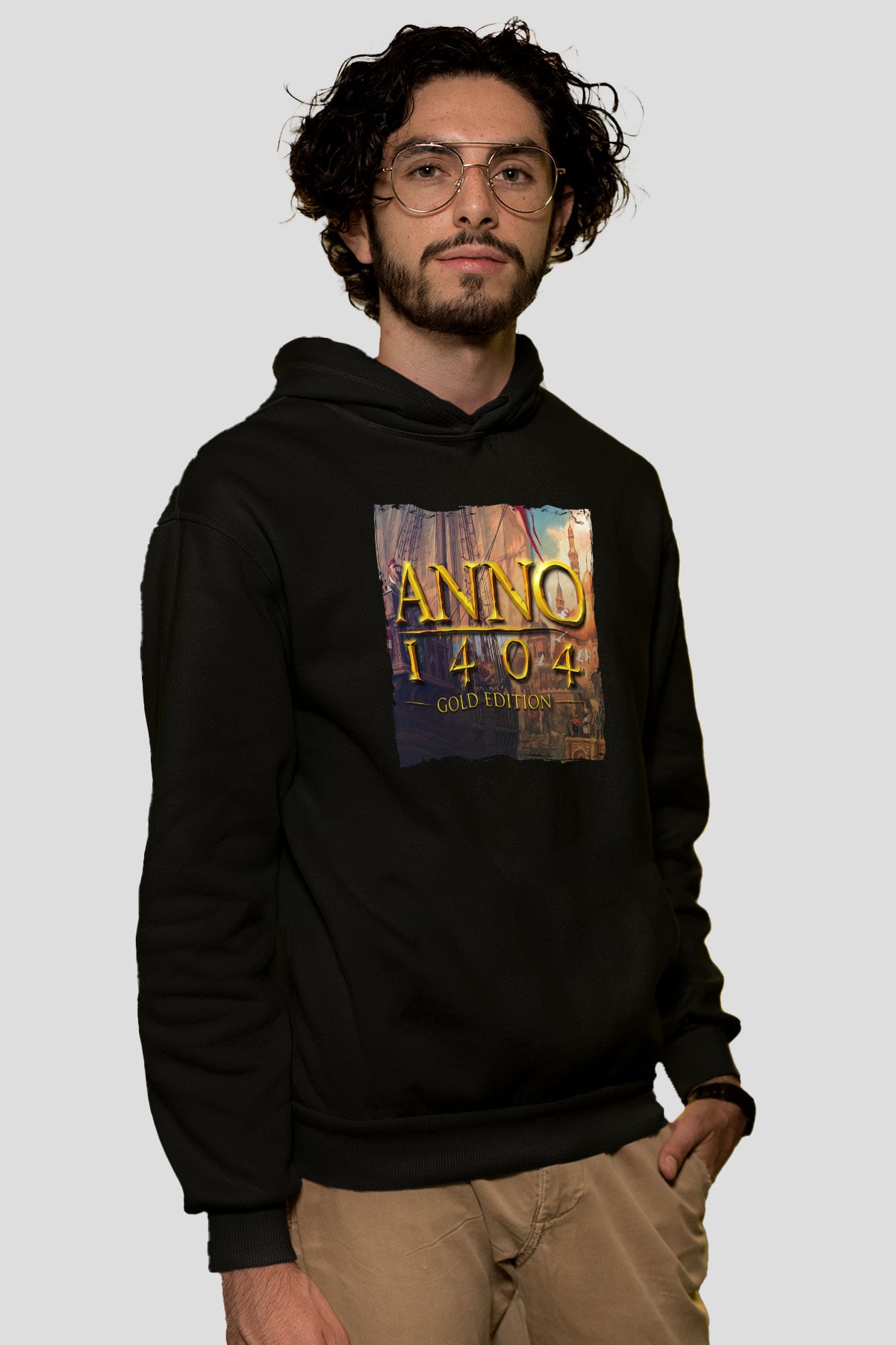 Anno 1404 Siyah Unisex Hoodie