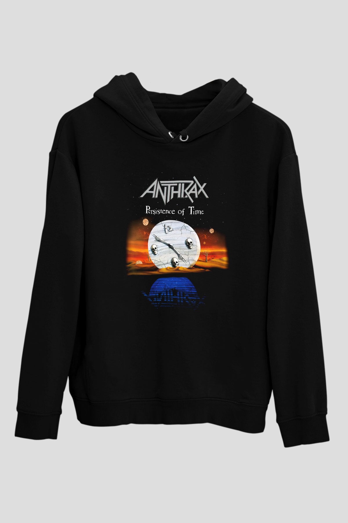 Anthrax Siyah Unisex Hoodie
