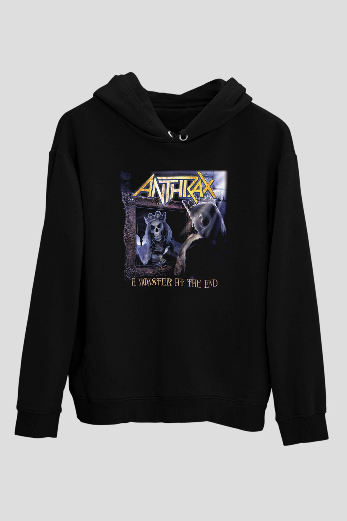 Anthrax Siyah Unisex Hoodie