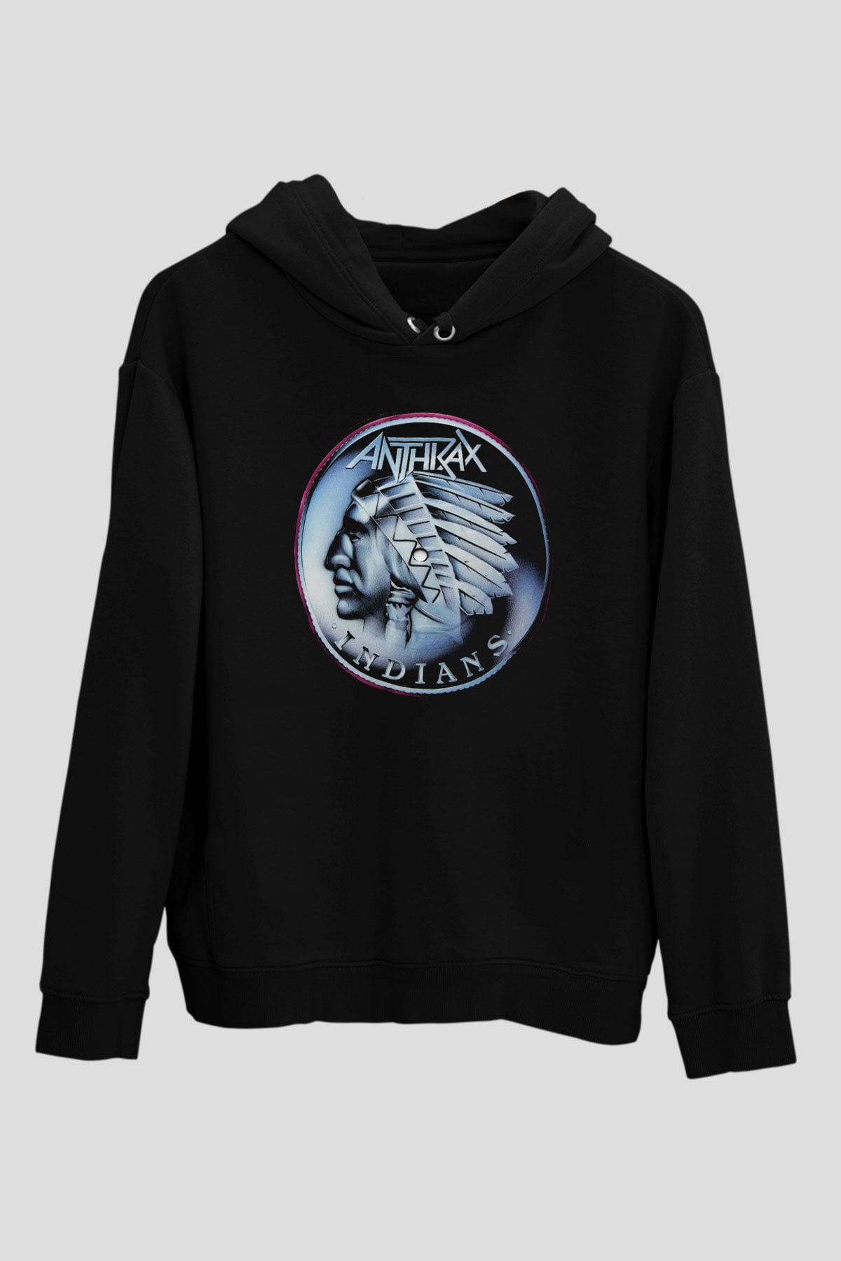 Anthrax Siyah Unisex Hoodie