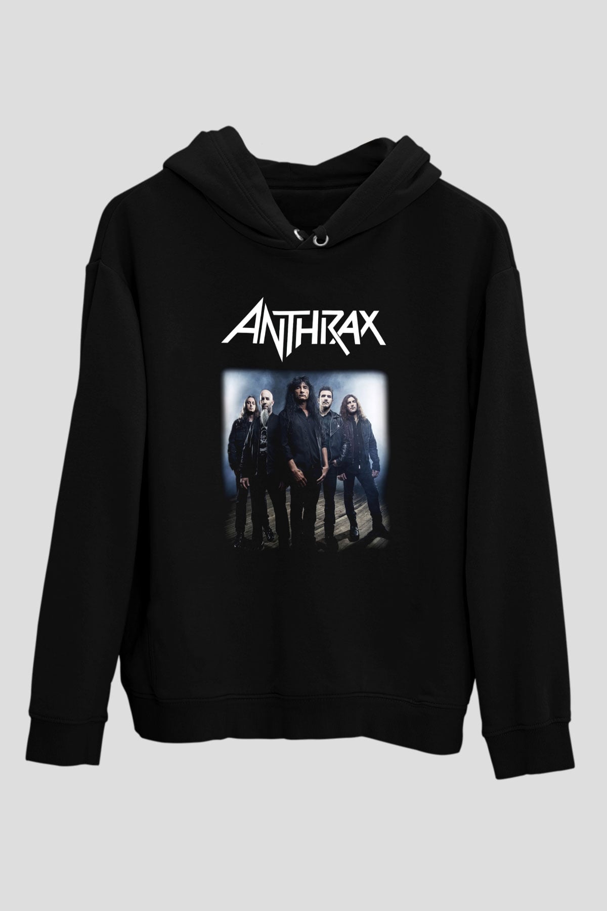 Anthrax Siyah Unisex Hoodie