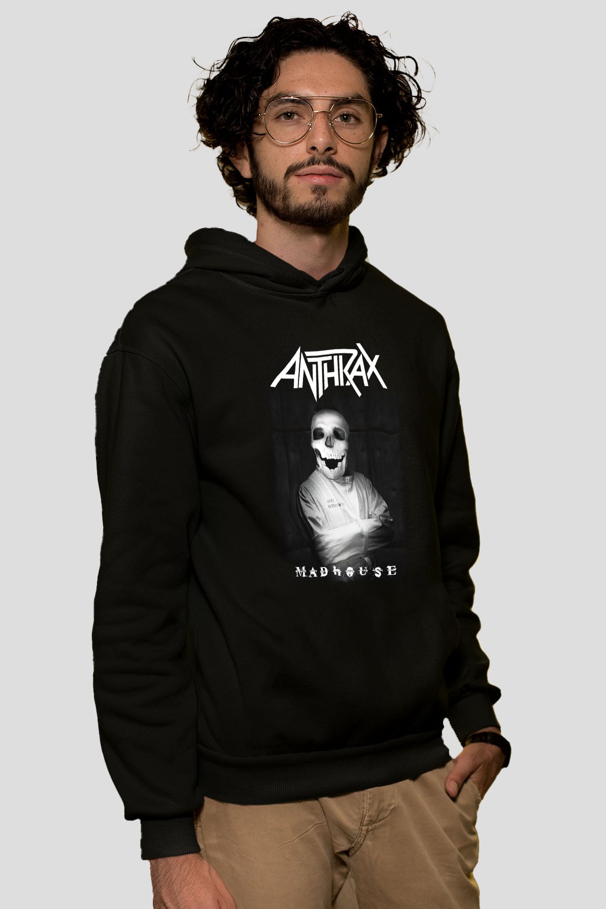 Anthrax Siyah Unisex Hoodie