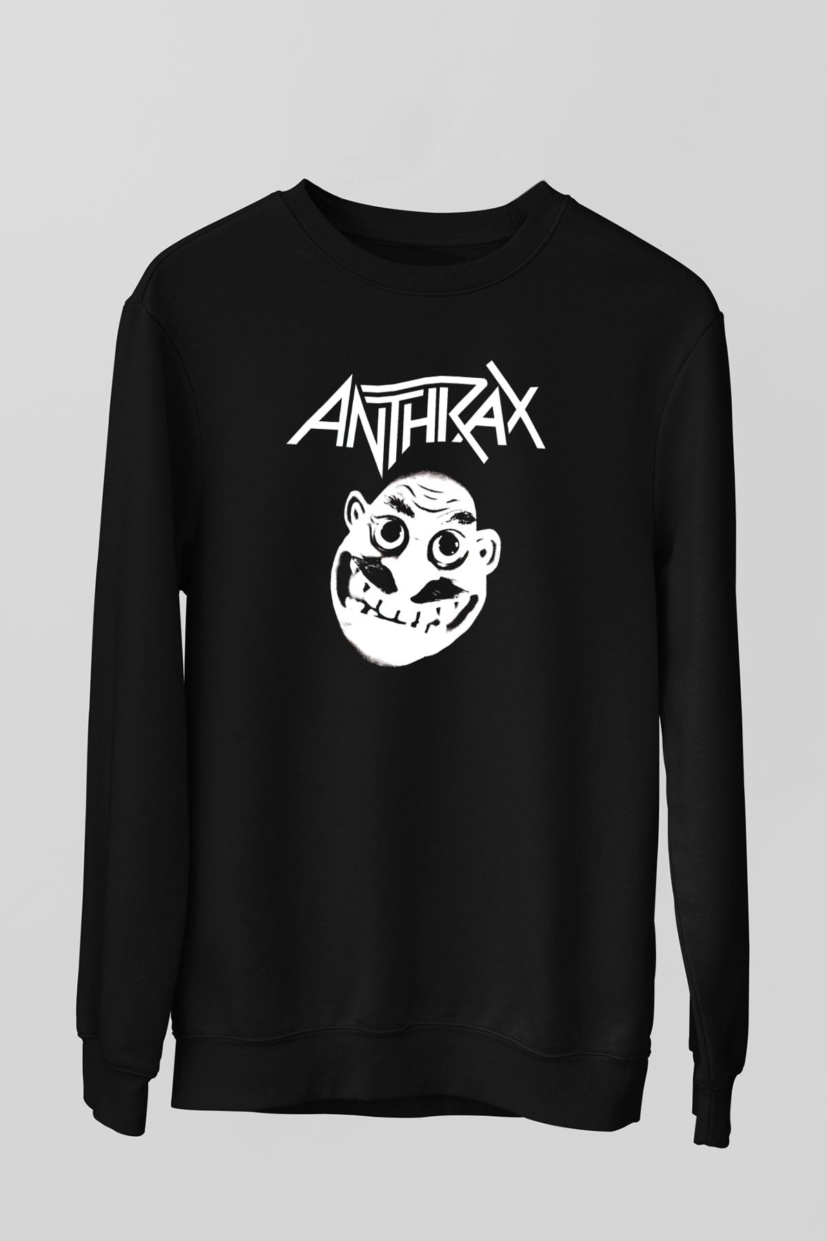 Anthrax Siyah Unisex Sweatshirt
