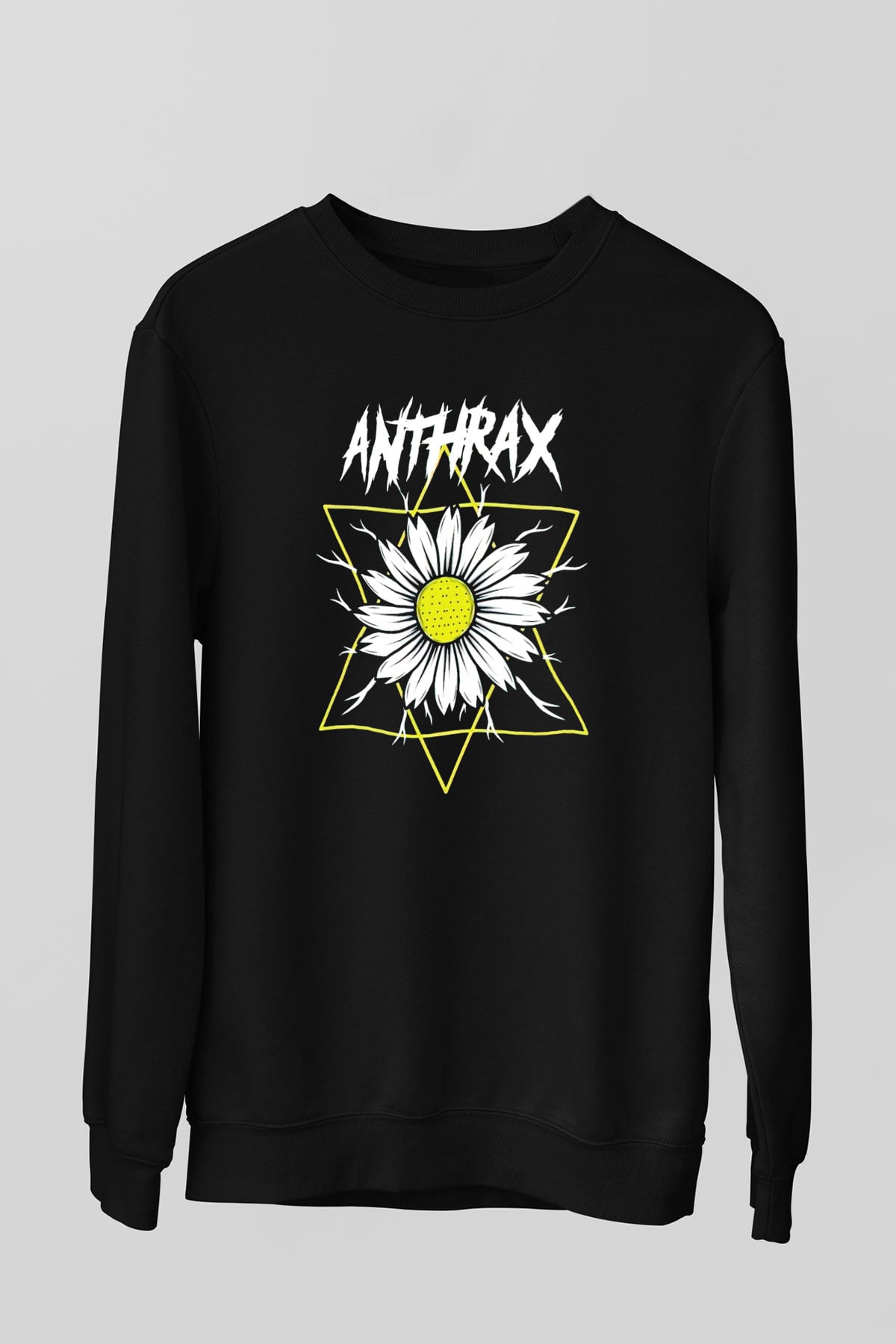 Anthrax Siyah Unisex Sweatshirt