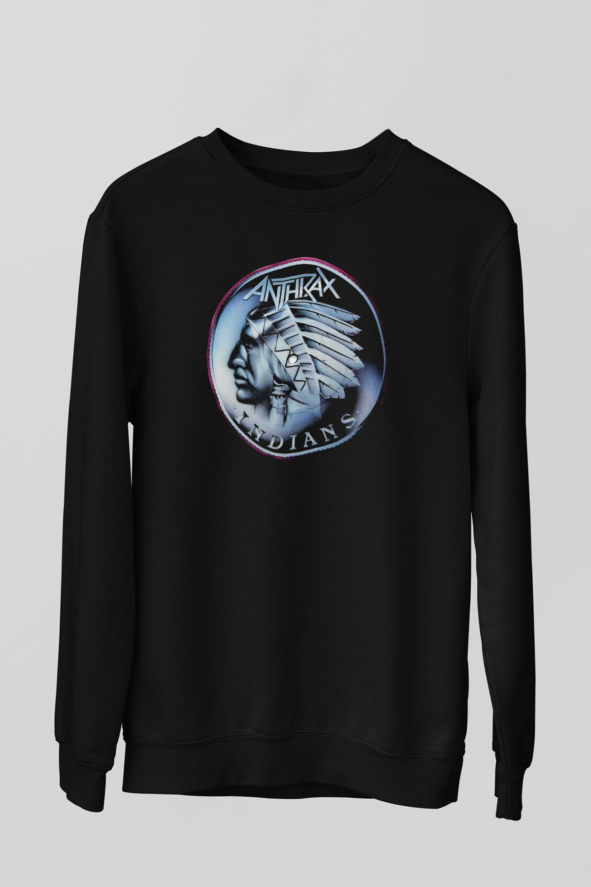 Anthrax Siyah Unisex Sweatshirt