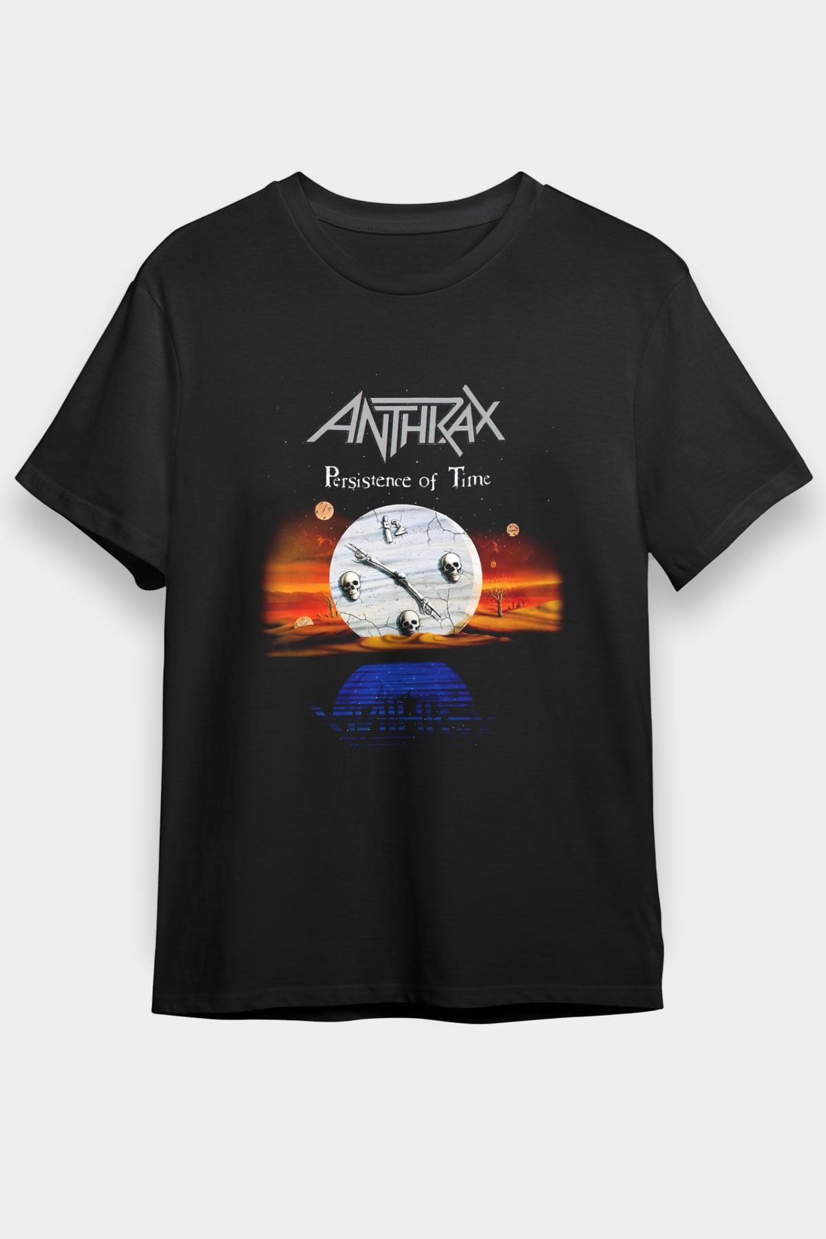 Anthrax Siyah Unisex Tişört T-Shirt - TişörtFabrikası