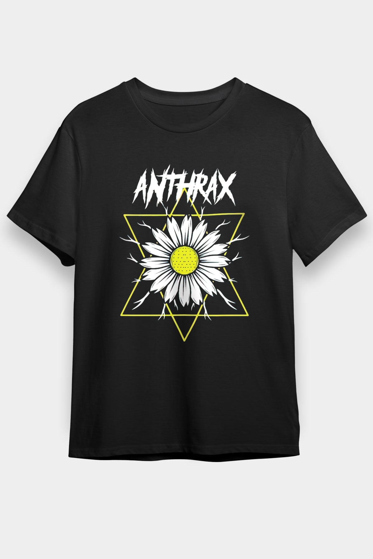 Anthrax Siyah Unisex Tişört T-Shirt - TişörtFabrikası