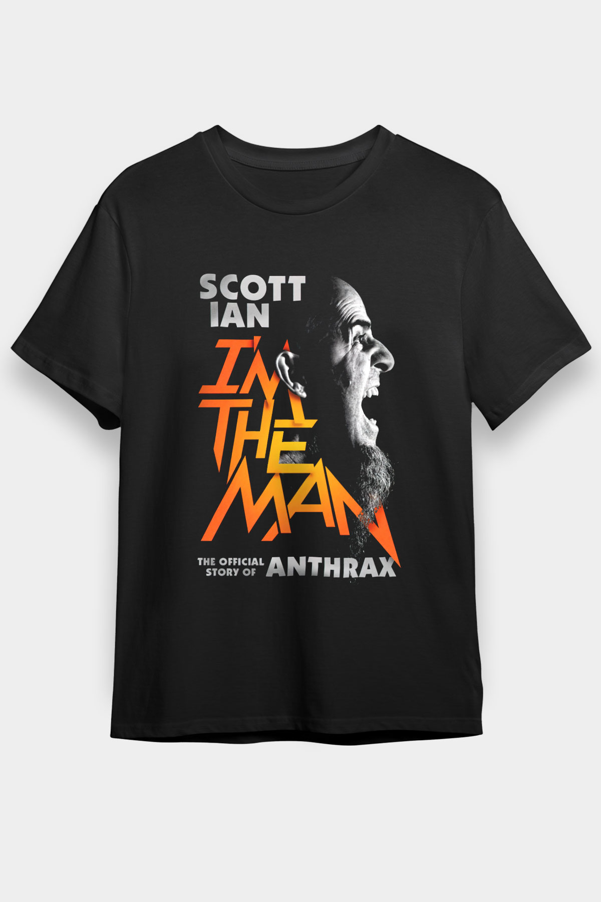 Anthrax Siyah Unisex Tişört T-Shirt - TişörtFabrikası